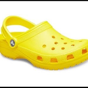 Yellow CROCS